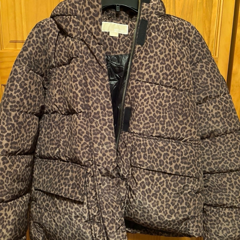 Michael Kors cheetah puffer!